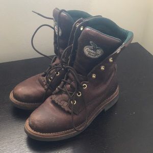 Georgia lace up boot